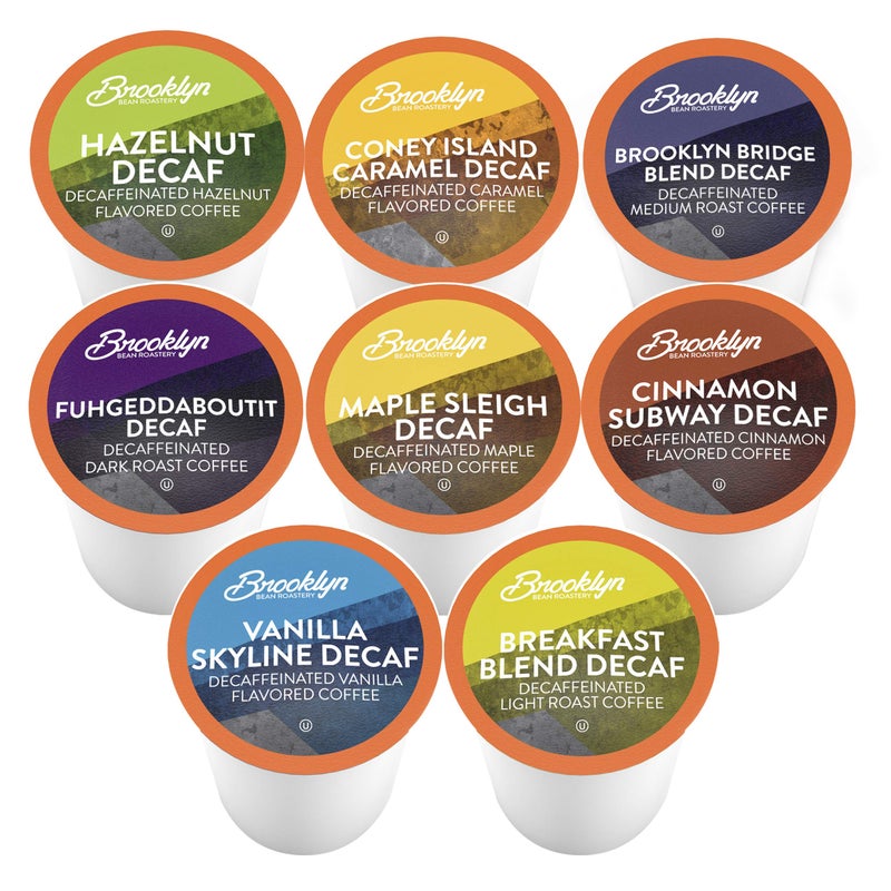 Brooklyn Beans Coffee Pods, Assorted Decaf Variety Pack - Compatible with Keurig K Cup Brewers Including 2.0 Coffee Makers, 40 Count, Perfect for Decaf Coffee Lovers - Image 5
